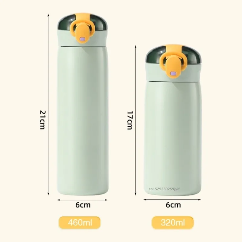 Garrafa termica 460 ML: Garrafa termica de água, café e chás gelado de aço inox