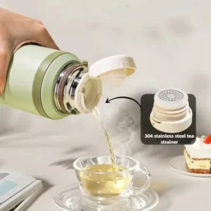 Garrafa termica: Garrafa termica de água e chás gelado e quente 600 ML